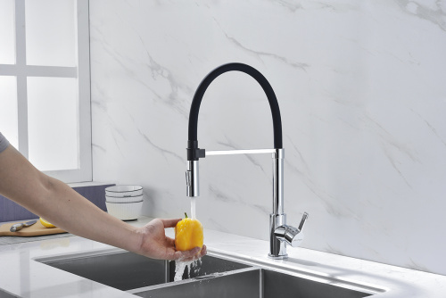 Смеситель для кухни Paulmark HALT Ha214021-CR на раковину хром - фото 5